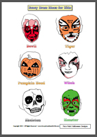 halloween face paint designs